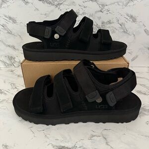 UGG Goldencoast Multi Strap Adjustable Leather Sport Sandals Slides Men Size 13